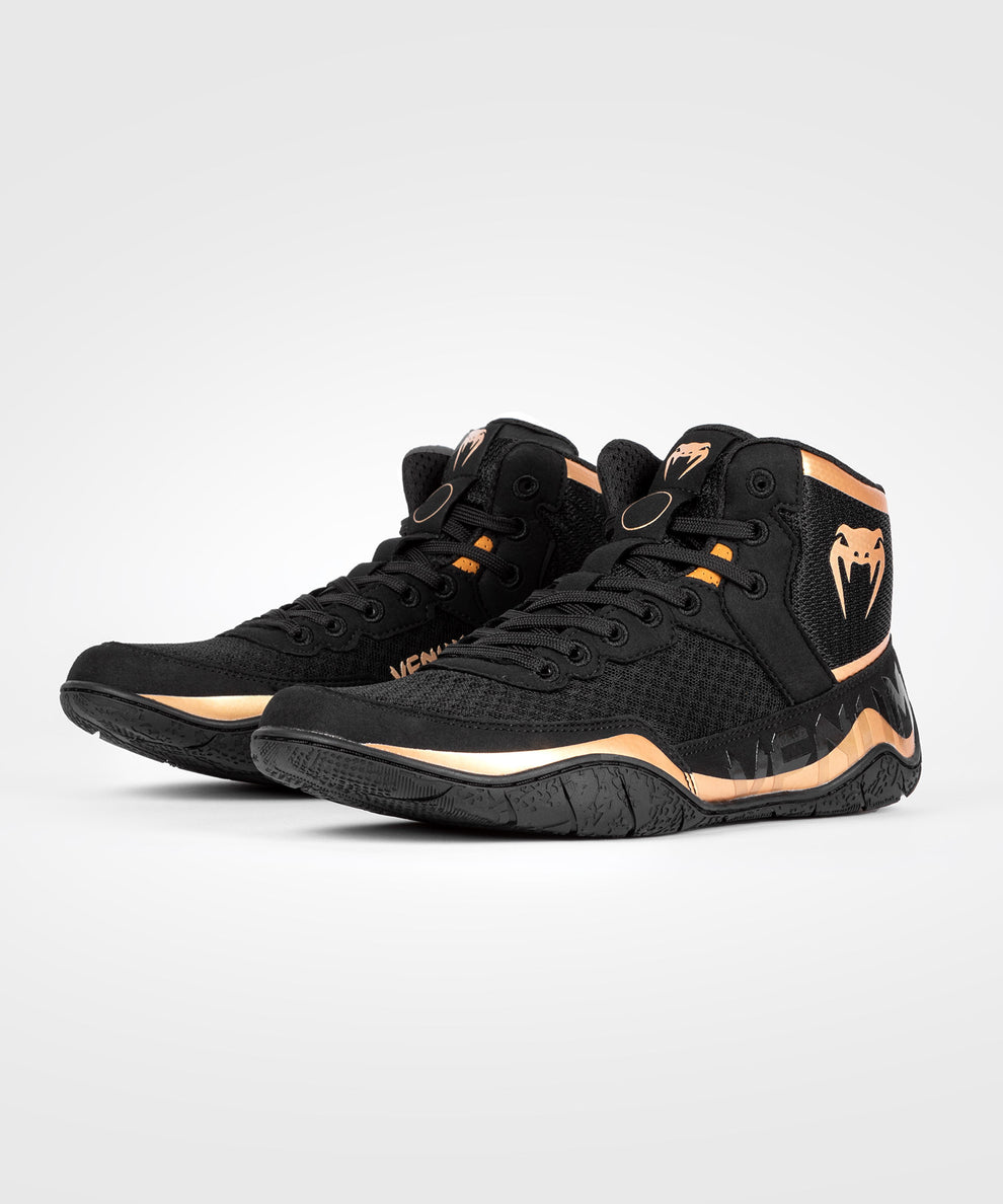 Venum Elite Wrestlingschuhe - schwarz/bronze, VENUM-05083-137