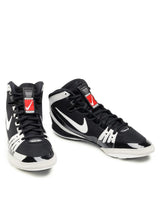 Buty zapaśnicze Nike Freek – czarne/białe, 316403011