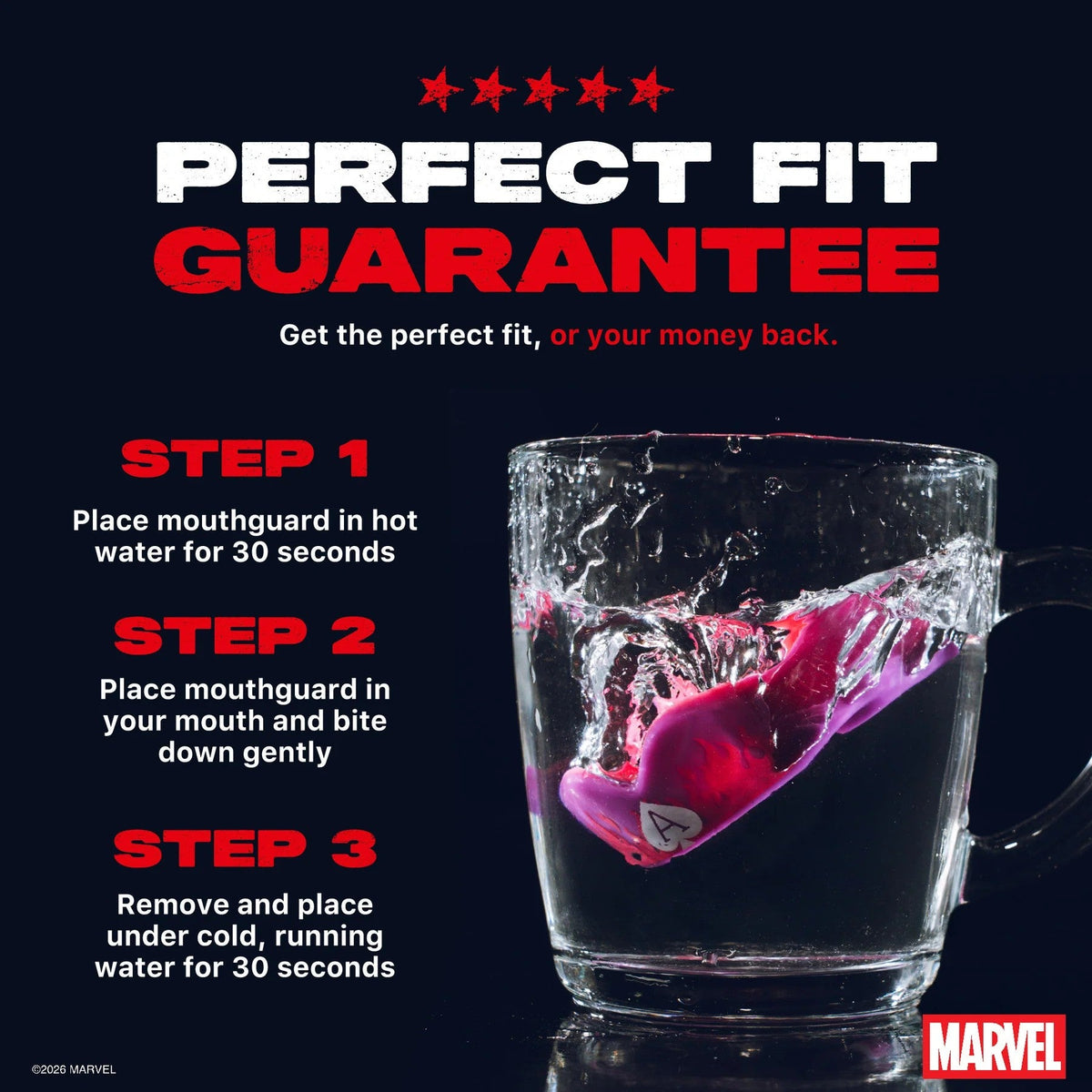 SAFEJAWZ Marvel X-Men Gambit Mouthguard – Pink, SJGambitA