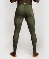 Venum Serpenti Herren-Kompressionsleggings – Khaki/Gold, VENUM-05752-590