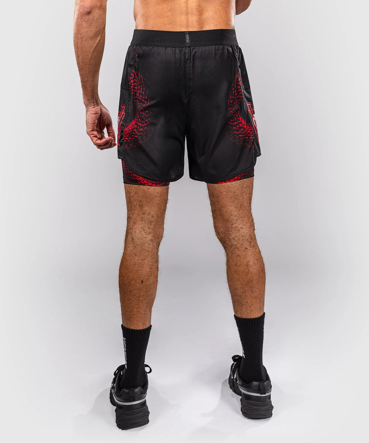 Venum Matupa Training Shorts – Black/Red, VENUM-06071-658