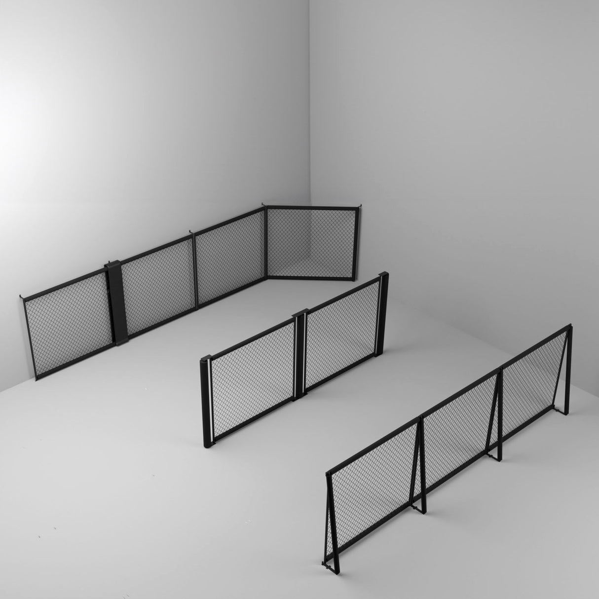 MMA Cage Panel with Left and Right Side Padding, CP-LR