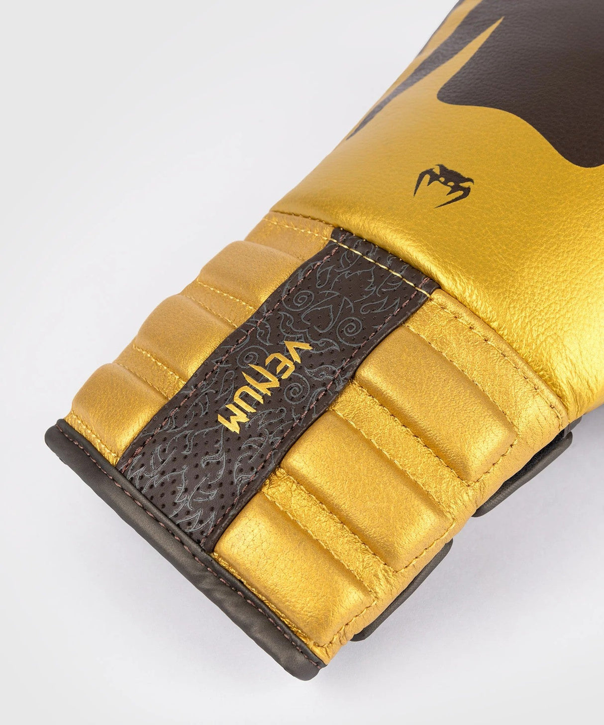 Guantes de boxeo de reverso de venos-marrón/oro, venum-05411-058