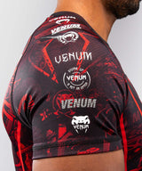 Venum 20th Anniversary Short Sleeve Rashguard - Black/Red, VENUM-06100-100