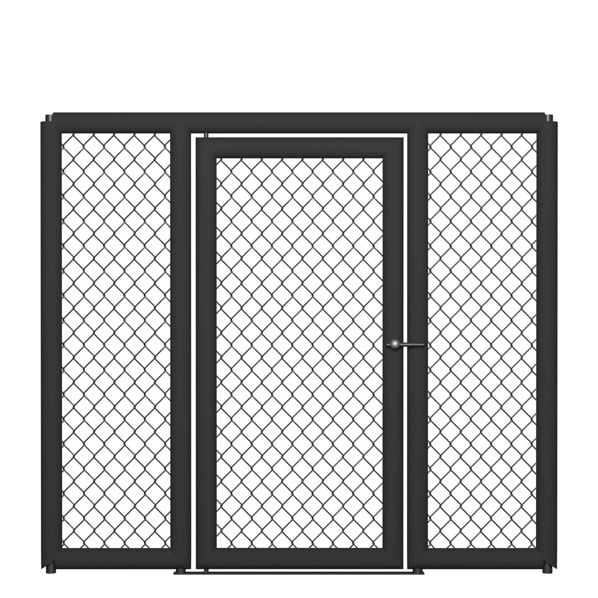 MMA Cage Panel with Door and Extra Left and Right Padding, CPD-LR