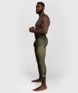 Venum Serpenti Herren-Kompressionsleggings – Khaki/Gold, VENUM-05752-590