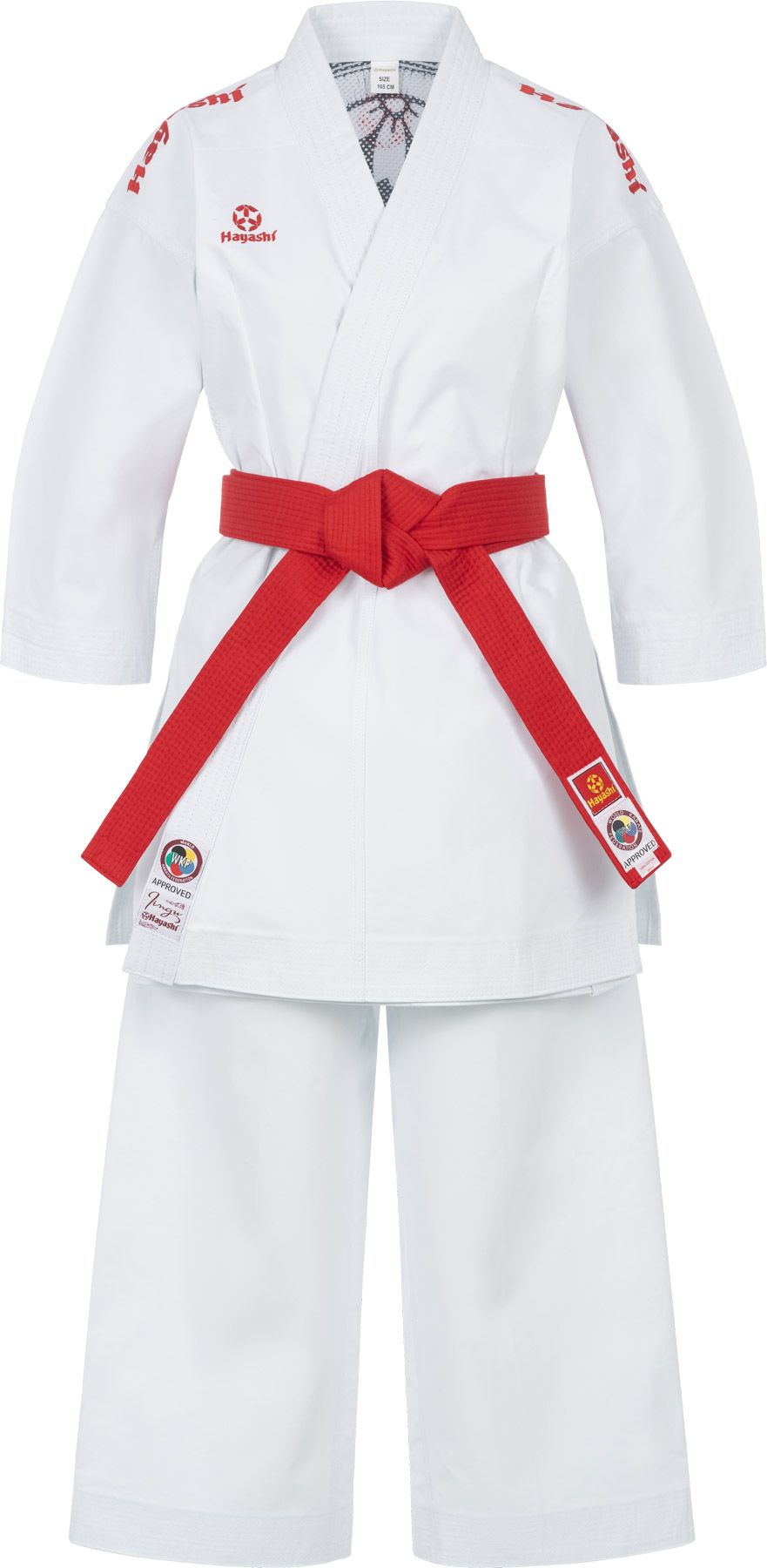 Karate Gi Jingu mit roter Stickerei -0292-14
