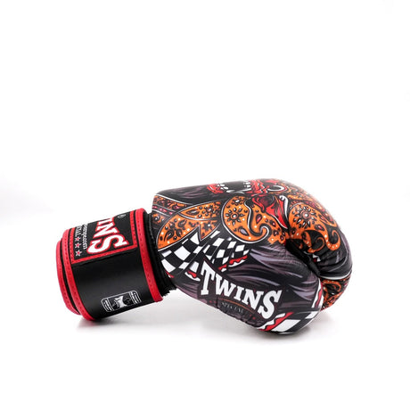 Gants de boxe King Pro Boxing Baron - noir/coloré, KPB/BG BARON 4 - vue-3
