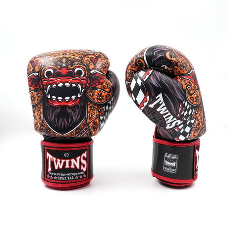 Gants de boxe King Pro Boxing Baron - noir/coloré, KPB/BG BARON 4 - vue-1