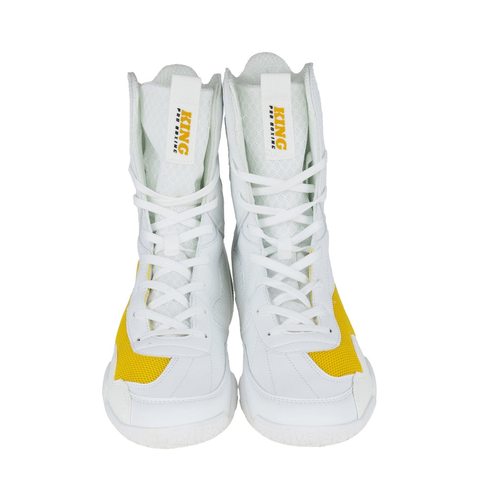 Chaussures de boxe King Apex Pro 2 – blanc/doré