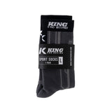 King Apex Socks for 1 – Black/Grey