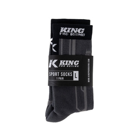 King Apex Socks for 1 – Black/Grey