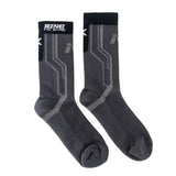 King Apex Socks for 1 – Black/Grey
