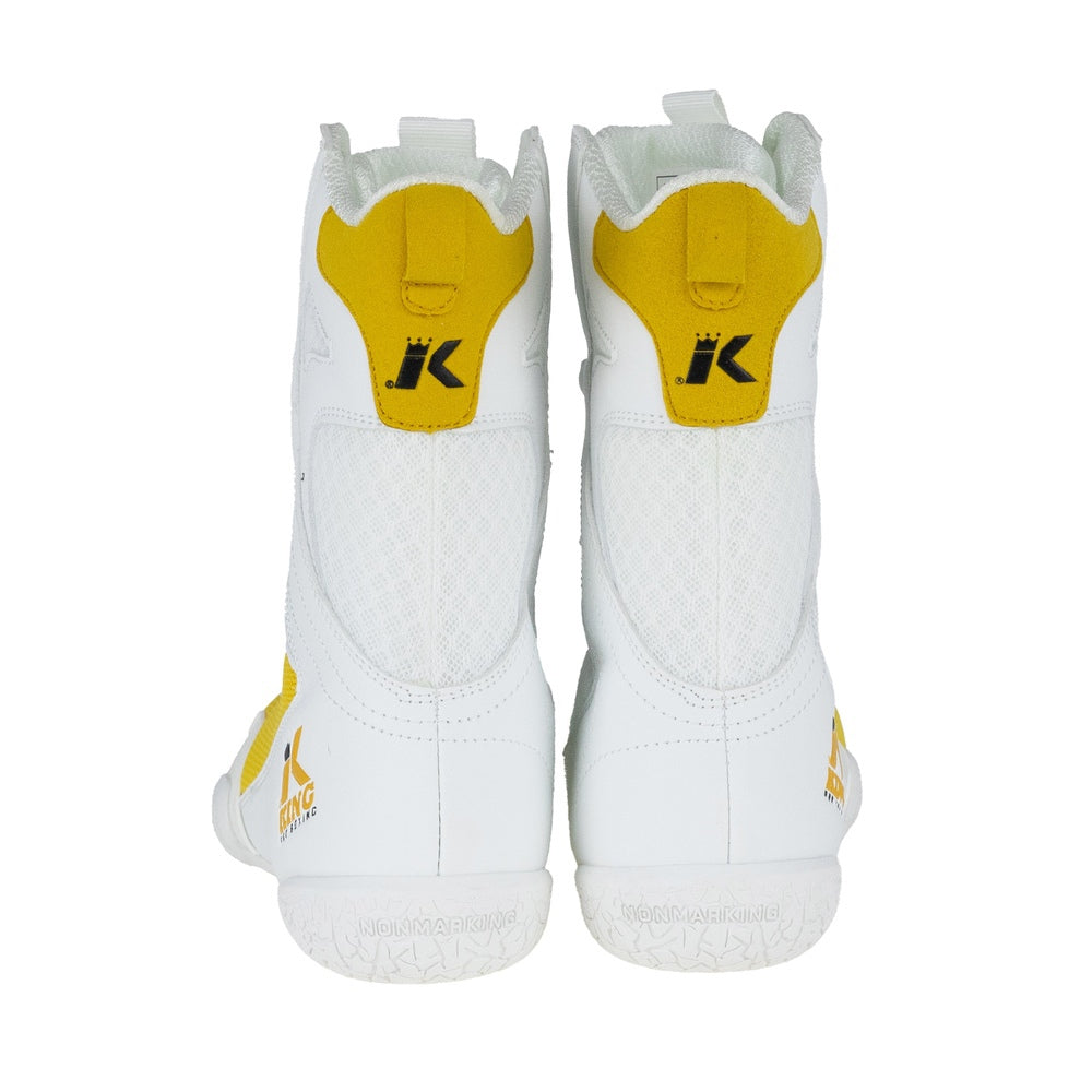 Chaussures de boxe King Apex Pro 2 – blanc/doré