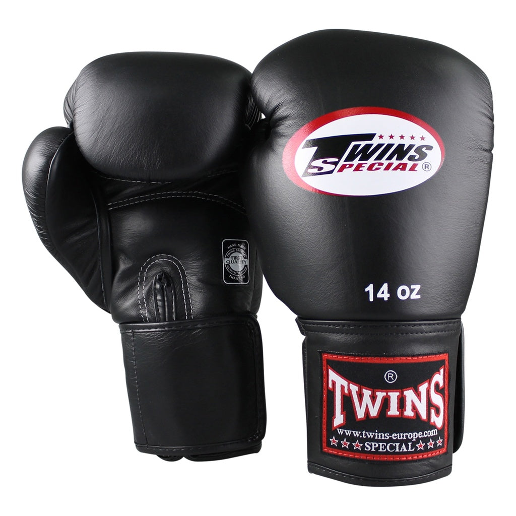 Guantes de boxeo Twins Special - negros, BGVF - view-4