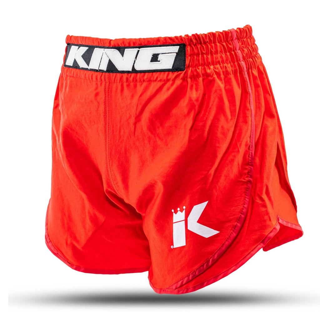King Pro Boxing Premium Sports Shorts-Red, KPB-Trunk-Rd