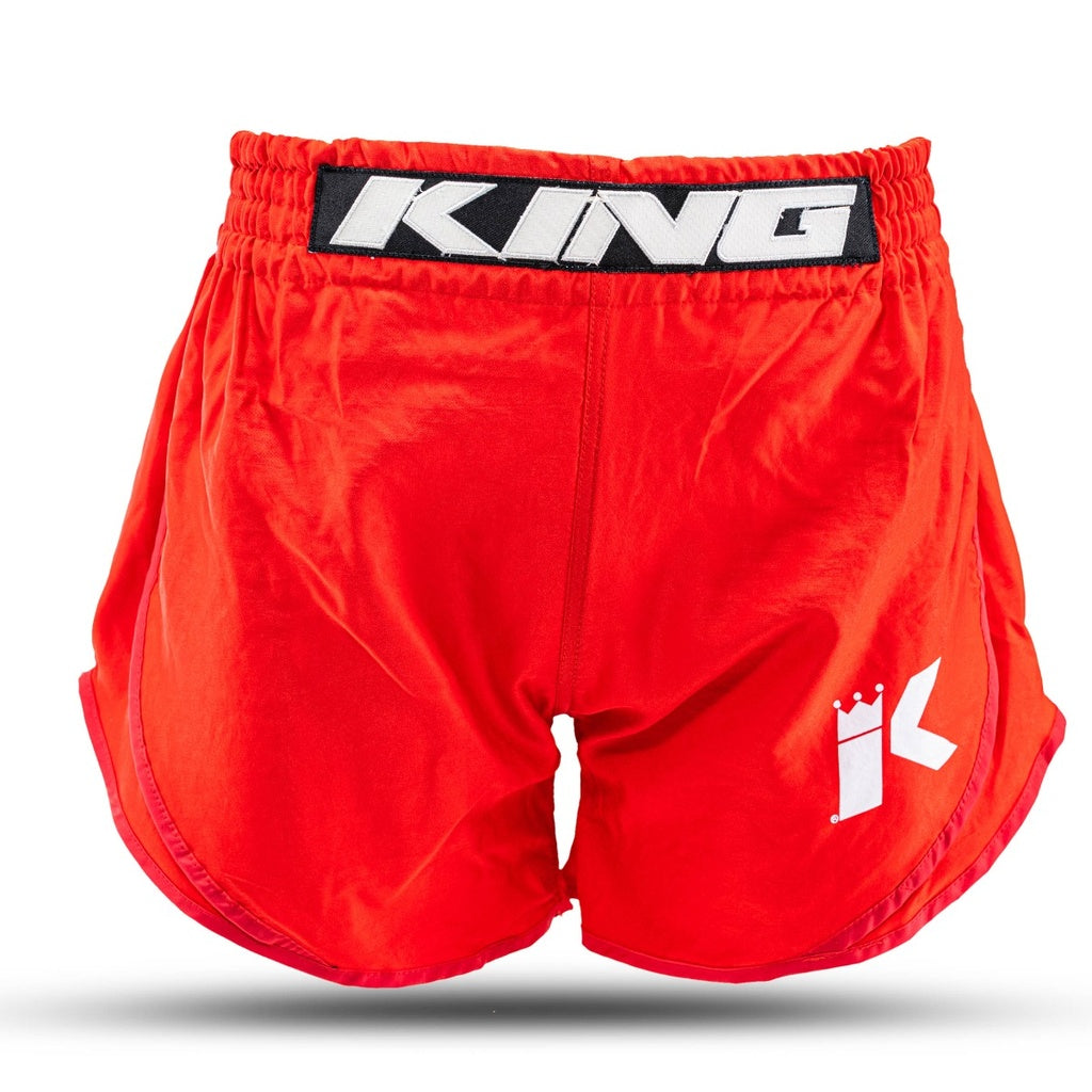 King Pro Boxing Premium Sports Shorts-Red, KPB-Trunk-Rd