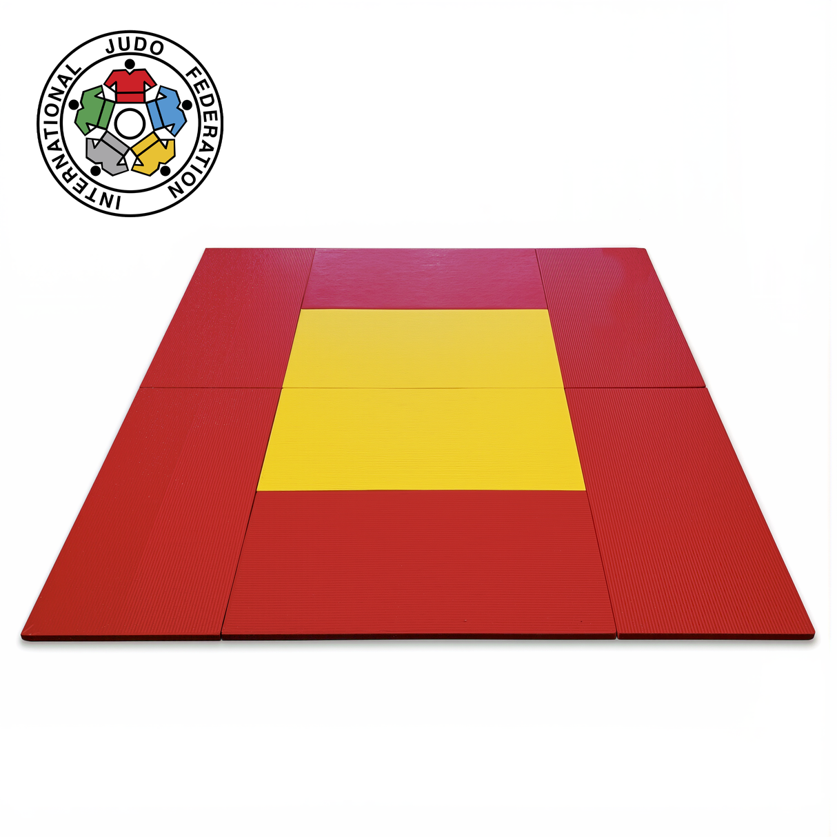 Judo IJF Tatami 2 m x 1 m, Yellow, Red | CATT-IJF-50
