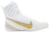Boxerská OBUV Nike Machomai 3 - Bílá/Zlatá, Hf7333100