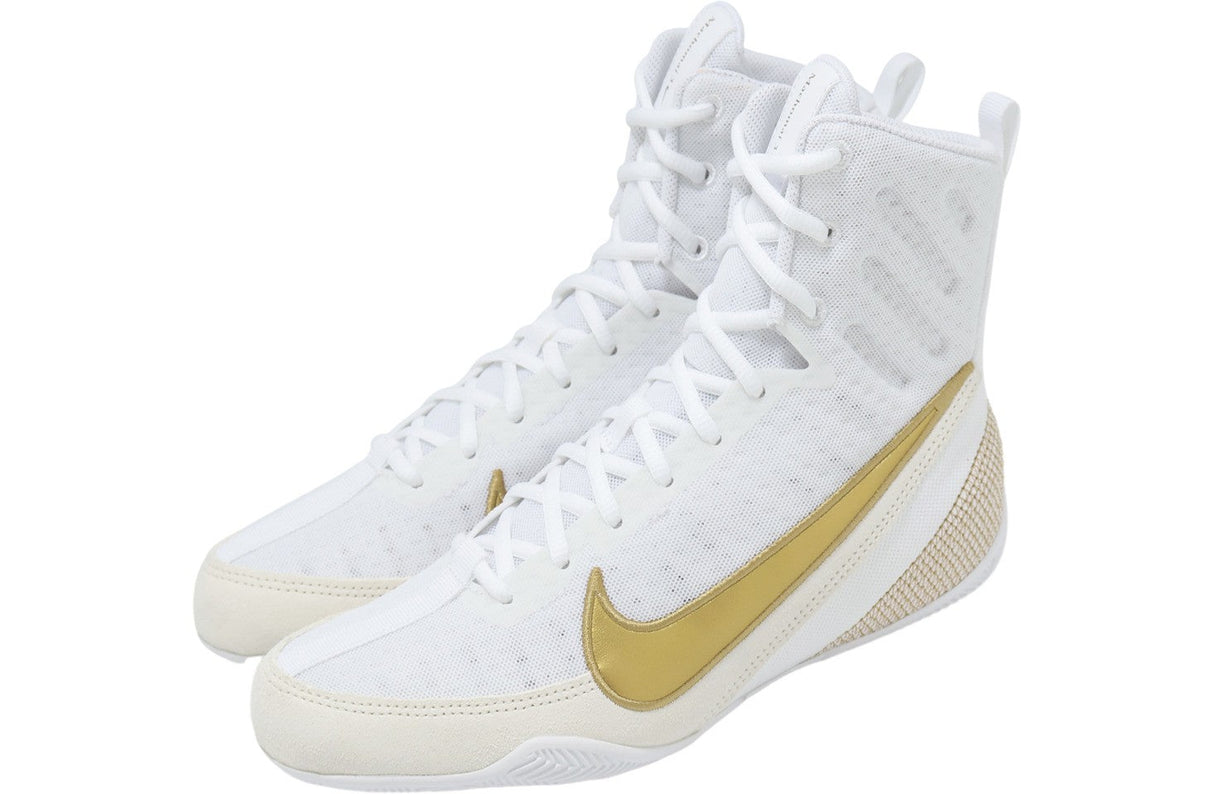 Boxerská OBUV Nike Machomai 3 - Bílá/Zlatá, Hf7333100