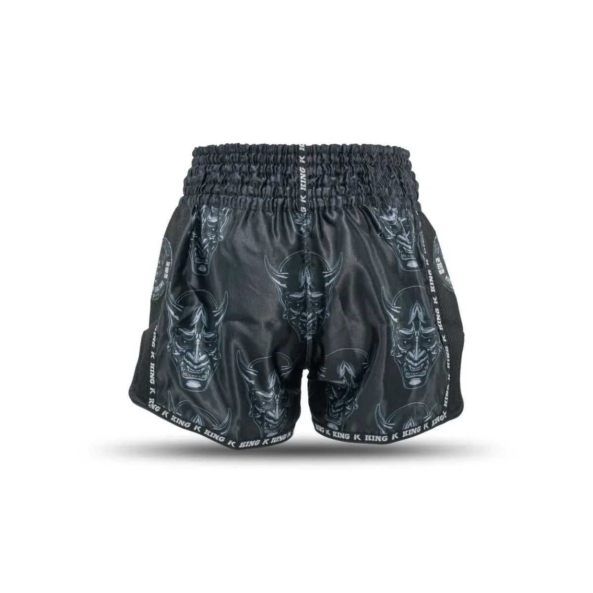 King Muay Thai Shorts Devil-Black, KPB-DiVil-1
