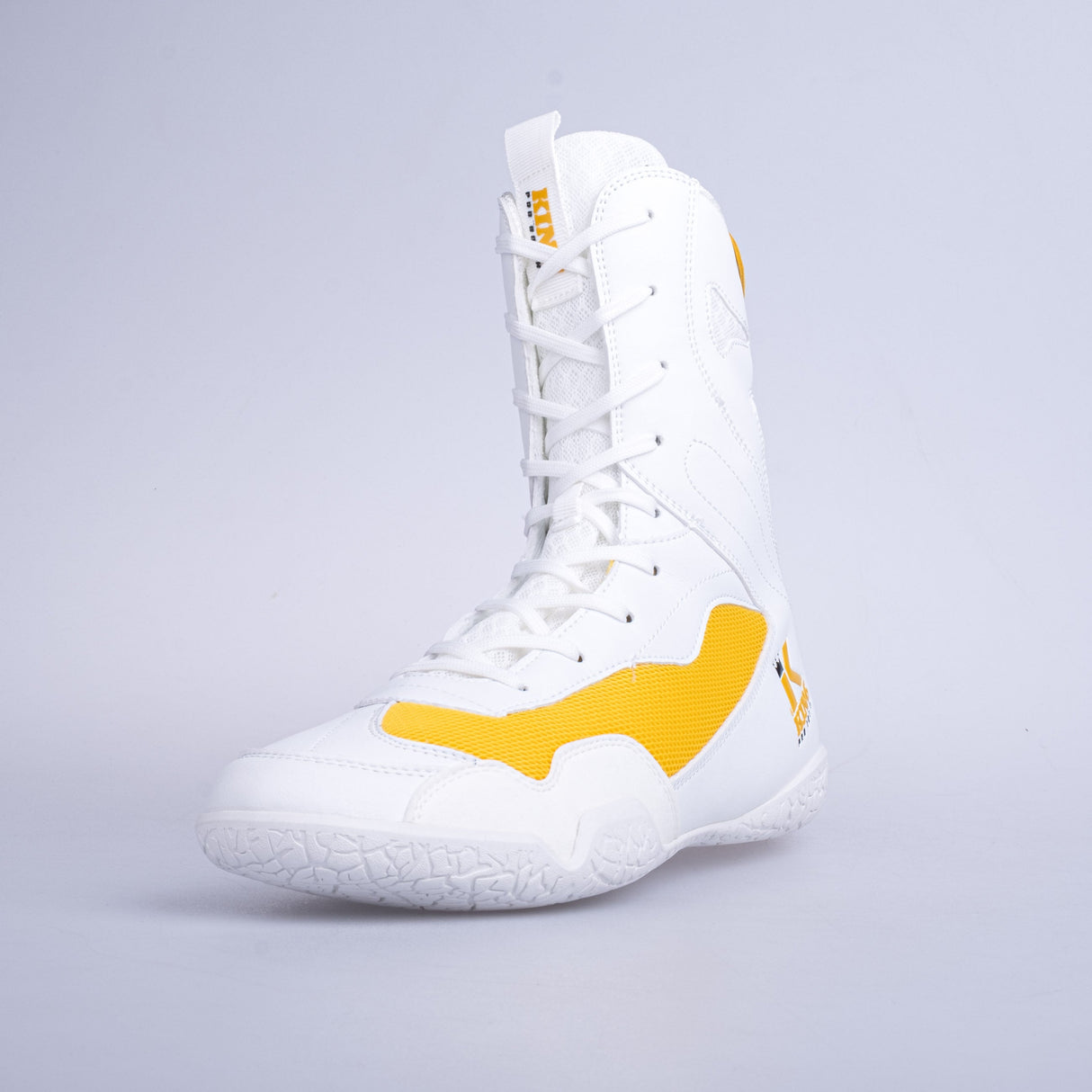 Chaussures de boxe King Apex Pro 2 – blanc/doré