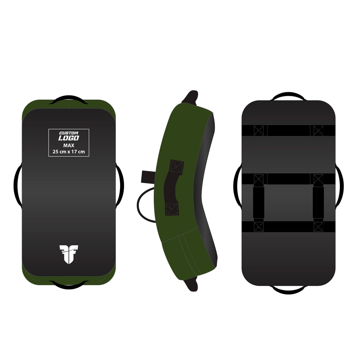 Fighter Shield - Multi empuñadura - logotipo personalizado