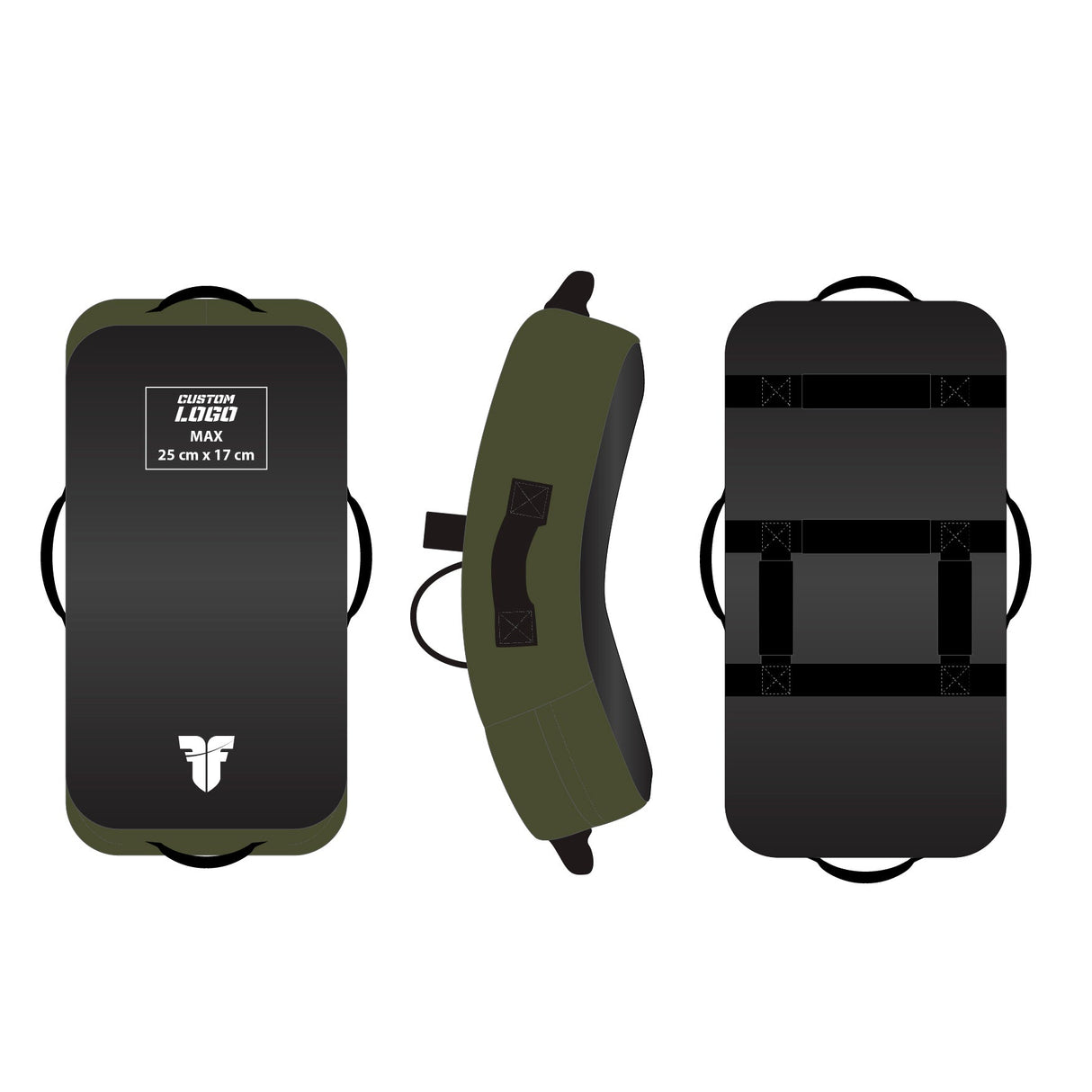 Fighter Shield - Multi empuñadura - logotipo personalizado