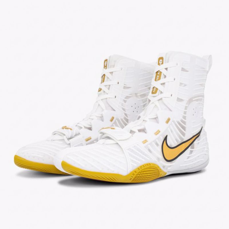 Nike HyperKO 3.0 Boxschuhe – Weiß/Gold, HV6696100