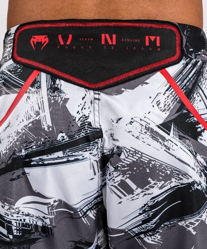 Venum Electron 3.0 MMA Shorts - gray/red, VENUM-04545-618