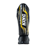 Protège-tibias de boxe King PRO Spartan 3 - noir/or, KPB/SG SPARTAN 3