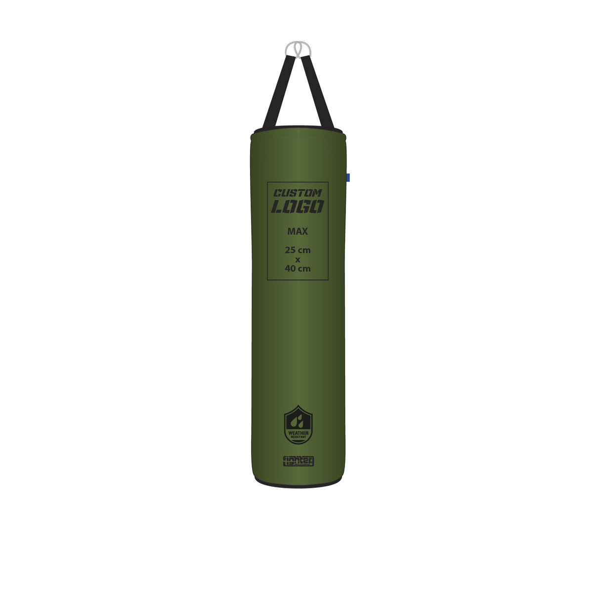 Fighter Outdoor-Boxsack 150, Durchmesser 34 cm – Individuelles Logo
