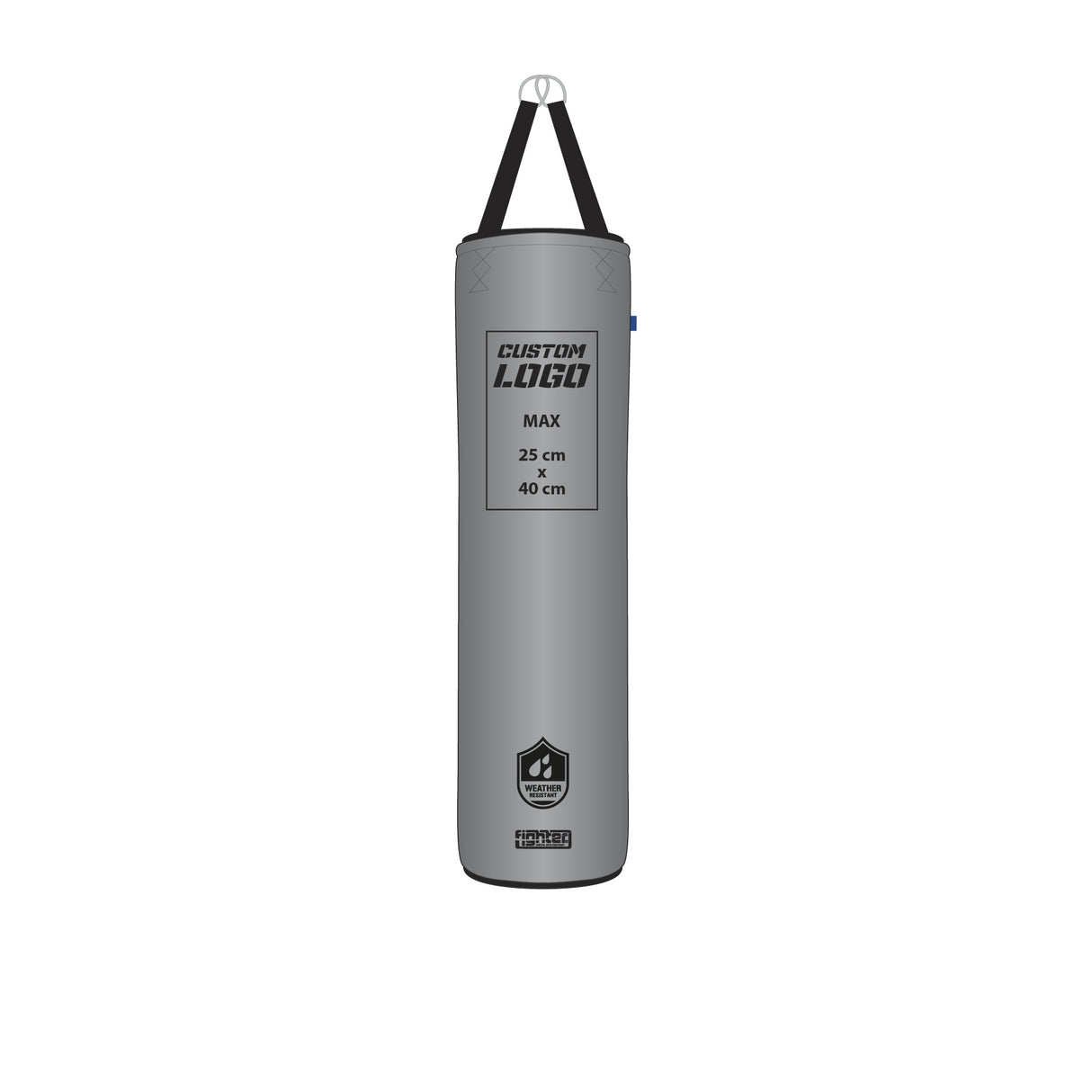 Fighter Outdoor-Boxsack 150, Durchmesser 34 cm – Individuelles Logo