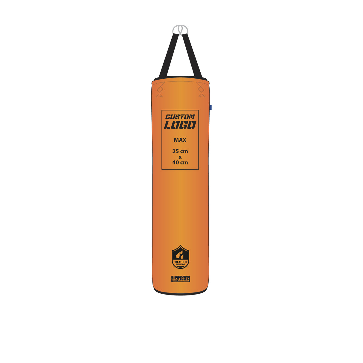 Fighter Outdoor-Boxsack 150, Durchmesser 34 cm – Individuelles Logo