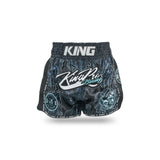 King Muay Thai DEMON Shorts - schwarz/blau, KPB DEMON 3