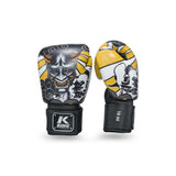 Guantes de boxeo King Pro Boxing Hannya - Negro/Amarillo, KPB/BG Hanya GD