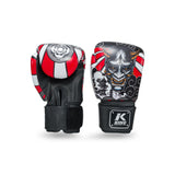 Guantes de boxeo King Pro Boxing Hannya - Negro/Rojo, KPB/BG Hanya Rd