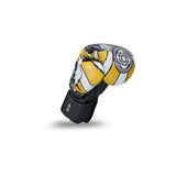 Guantes de boxeo King Pro Boxing Hannya - Negro/Amarillo, KPB/BG Hanya GD
