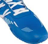 TOP TEN botas de boxeo Footworker – Azul/Blanco, 1175-60