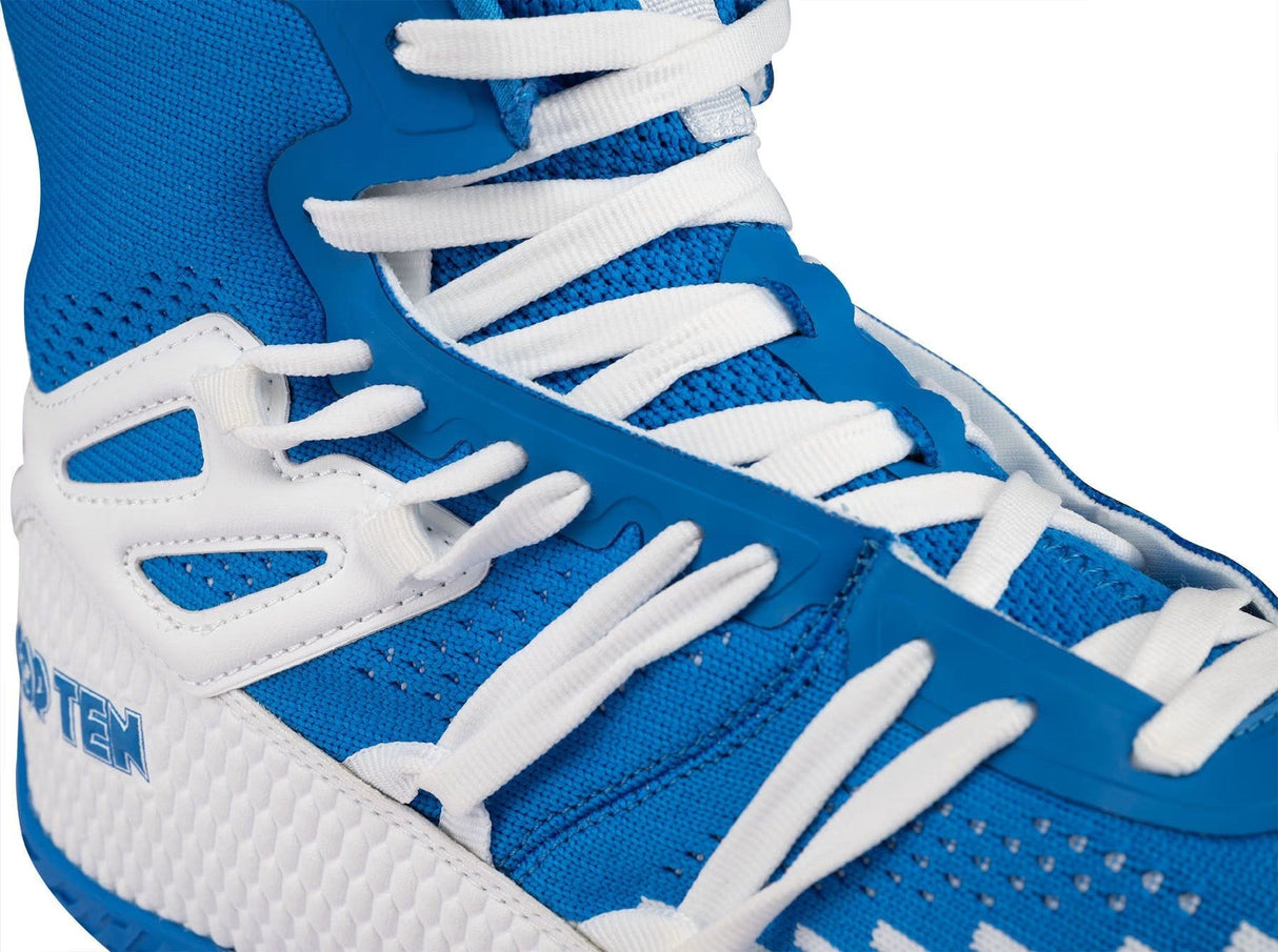 TOP TEN botas de boxeo Footworker – Azul/Blanco, 1175-60