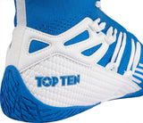 TOP TEN botas de boxeo Footworker – Azul/Blanco, 1175-60