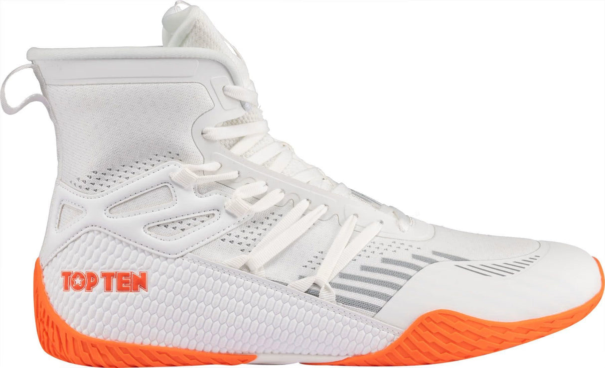 TOP TEN botas de boxeo Footworker – Azul/Blanco, 1175-60