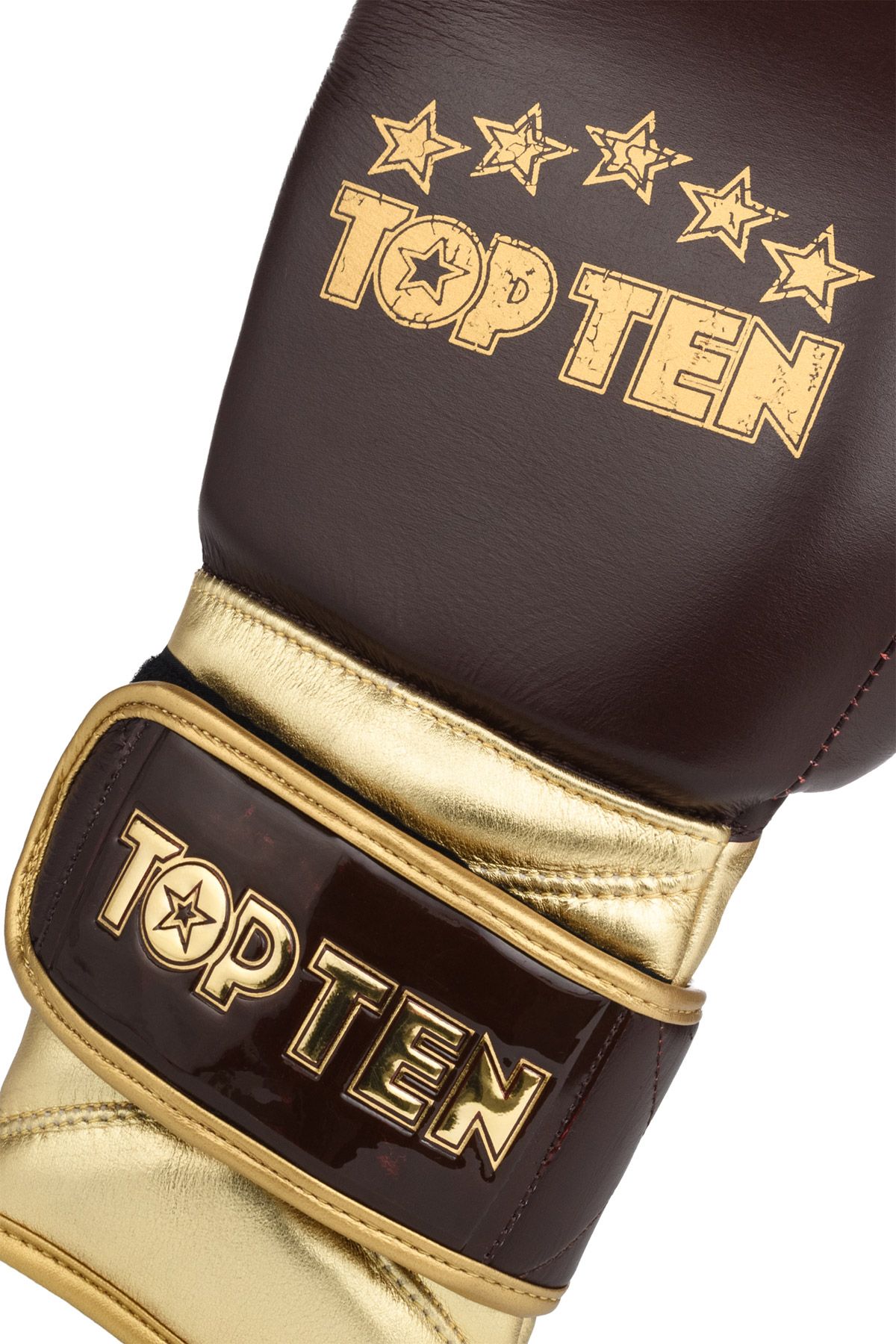 TOP TEN „Prestige“ Boxhandschuhe – gold/braun, 2747-8