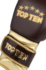 TOP TEN „Prestige“ Boxhandschuhe – gold/braun, 2747-8