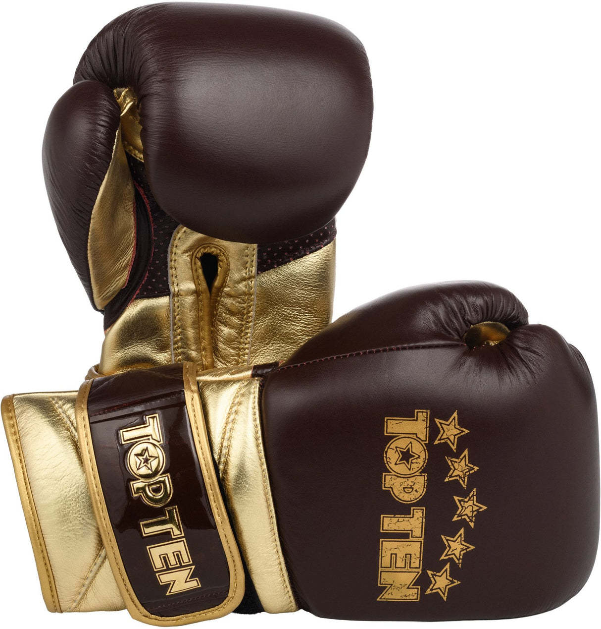 TOP TEN „Prestige“ Boxhandschuhe – gold/braun, 2747-8