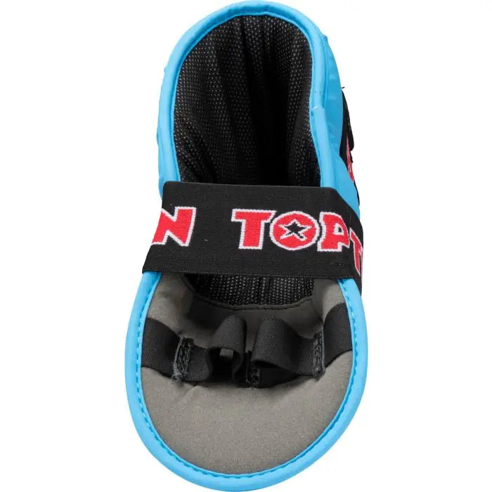 Top Ten Superlight Glossy Foot Protectores con logotipo de Wako - Azul claro, 3067-660
