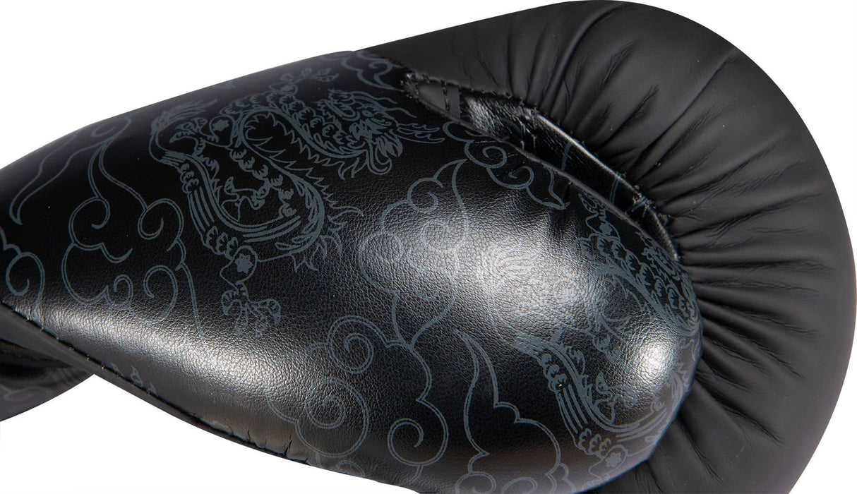 Top Ten “Dragon” Boxing Gloves – Black/Black, 22197-99
