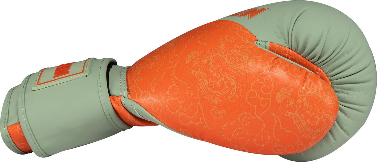 Top Ten “Dragon” Boxing Gloves – Orange/Green, 22197-53
