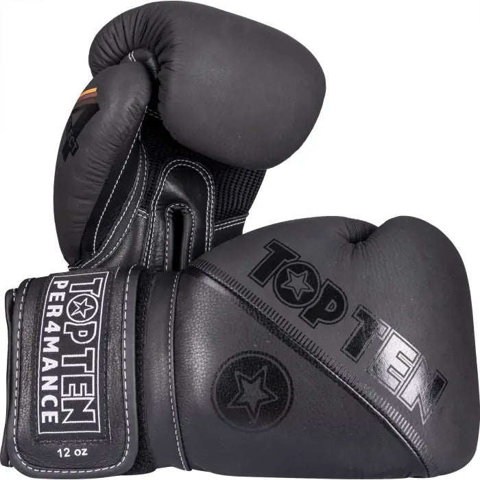 top ten handschuhe TOP TEN Boxhandschuhe 4Select – schwarz, 2044-99 – Fighters Europe