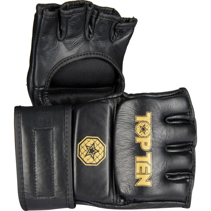 mma handschuhe welche größe MMA-Handschuhe – TOP TEN MMA – schwarz/gold, 23353-92 – Fighters Europe